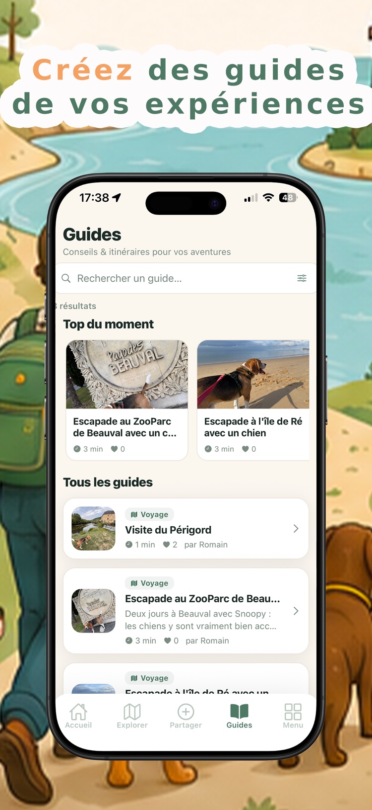 Découvrez l'application 3/5